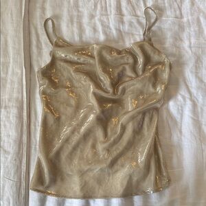 Glam Shimmering Gold Camisole